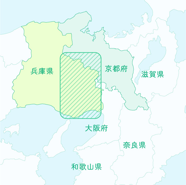 なかしんが展開するエリア